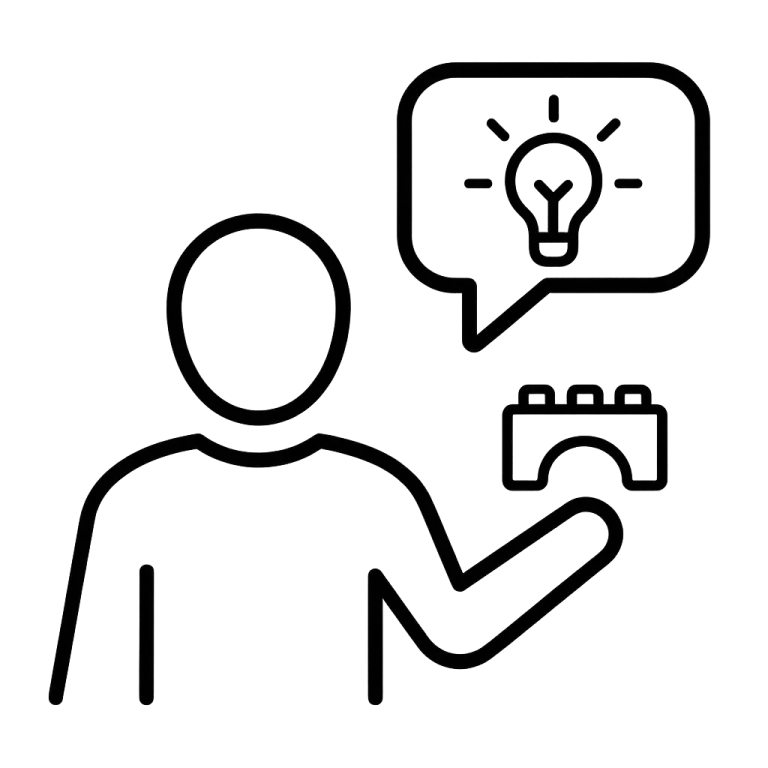 LSP Modell in der Hand als Icon LSP Modell in der Hand als Icon